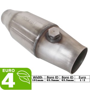 Round 101mm Diesel sports hiflow catalytic converter catalyst off road - MMA161